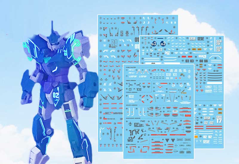 Gundam-Waterslide-Decals​